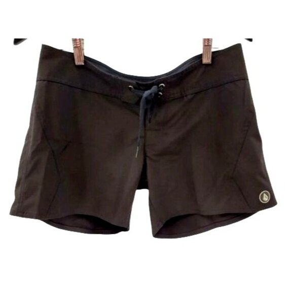 VOLCOM Boardshorts Swimwear Simply Solid 5" Swim Shorts Bottom Classic Black XS - Picture 7 of 13